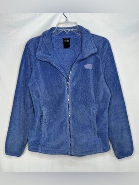 The‎ North Face Women's Periwinkle Osito Fleece Full Zip Jacket Sz M